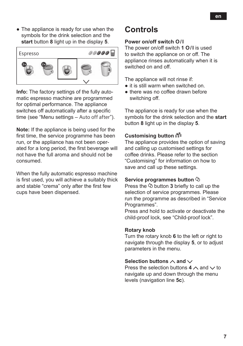 Controls | Siemens TE809201RW User Manual | Page 11 / 176