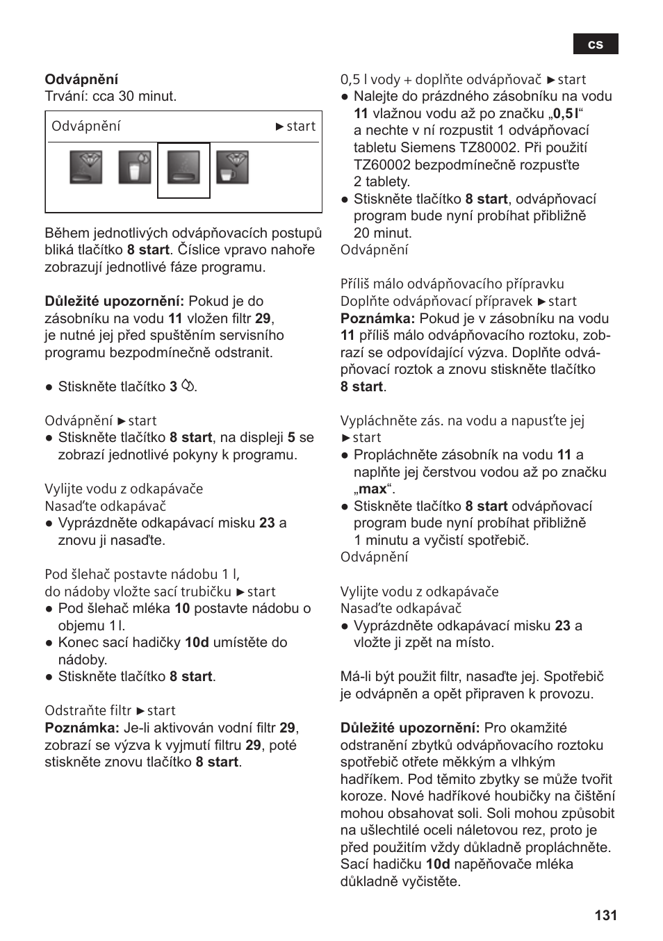 Siemens TE809201RW User Manual | Page 135 / 176