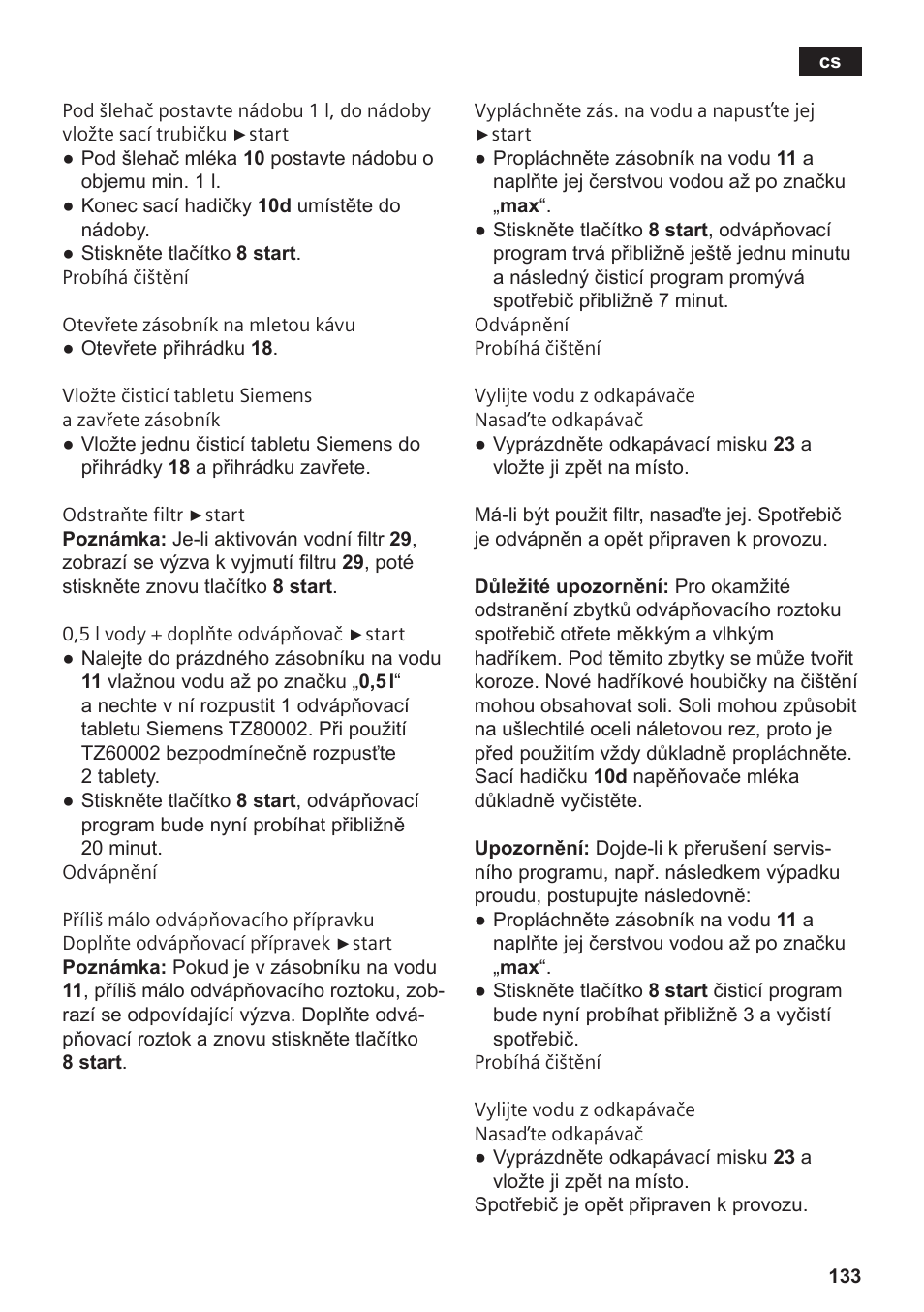 Siemens TE809201RW User Manual | Page 137 / 176