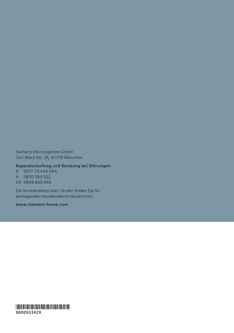 Siemens TE809201RW User Manual | Page 176 / 176