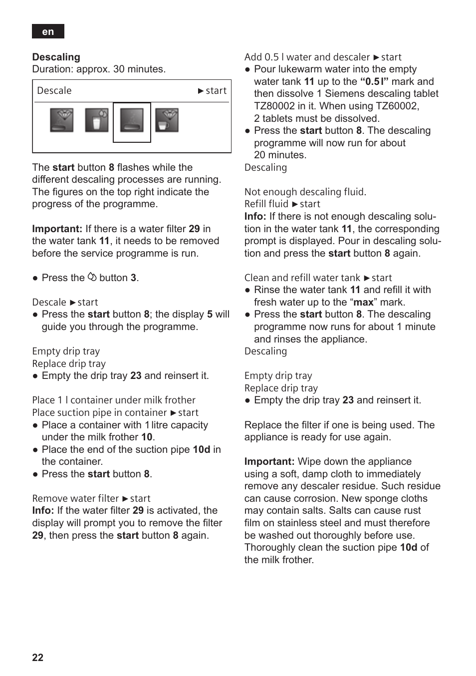 Siemens TE809201RW User Manual | Page 26 / 176