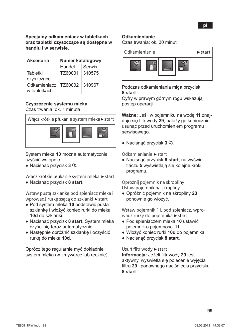 Siemens TE809201RW User Manual | Page 103 / 172