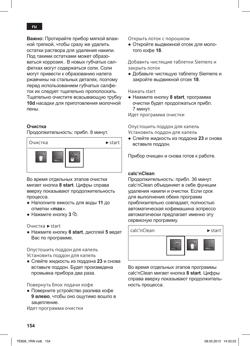 Siemens TE809201RW User Manual | Page 158 / 172