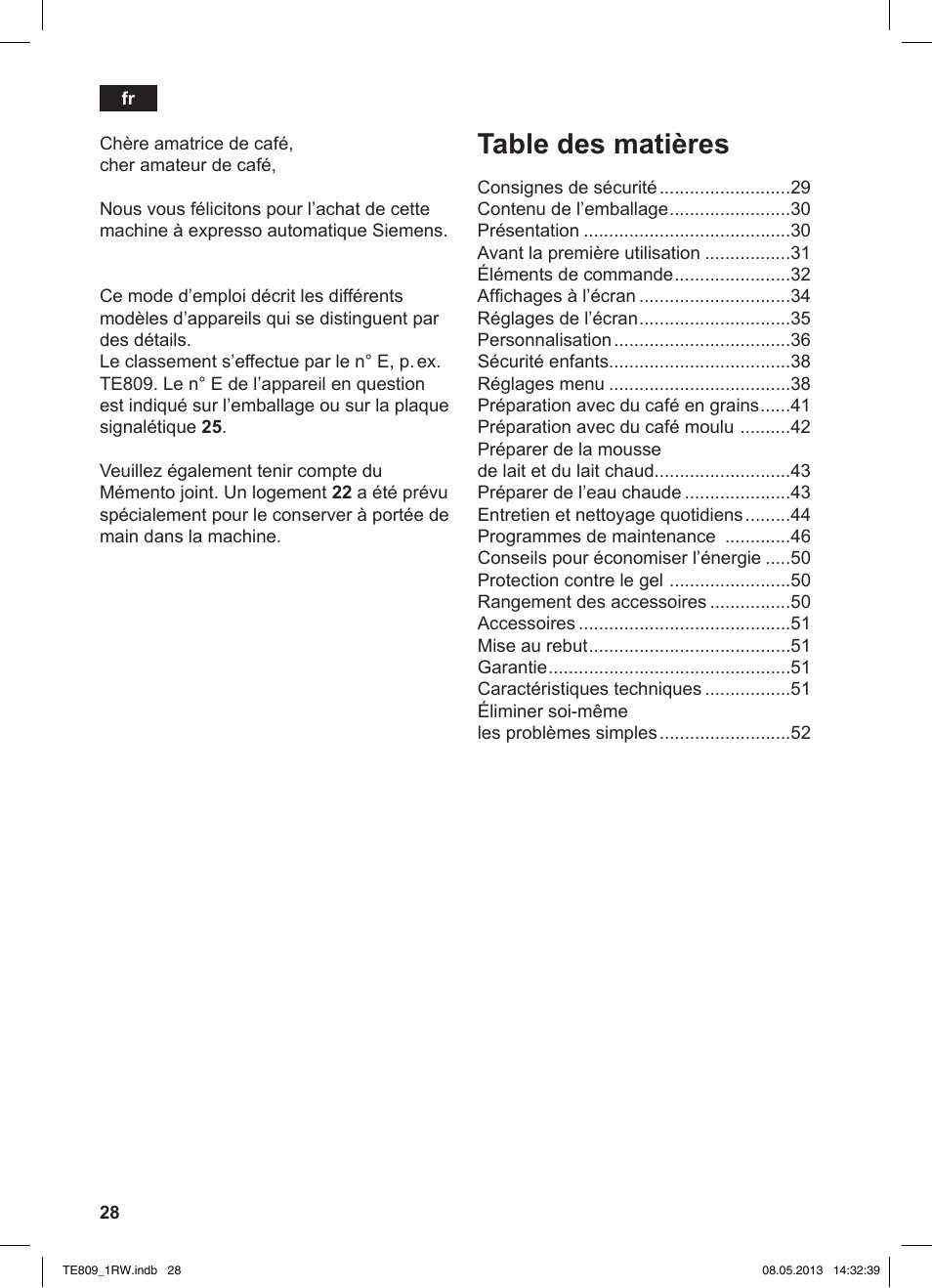 Siemens TE809201RW User Manual | Page 32 / 172