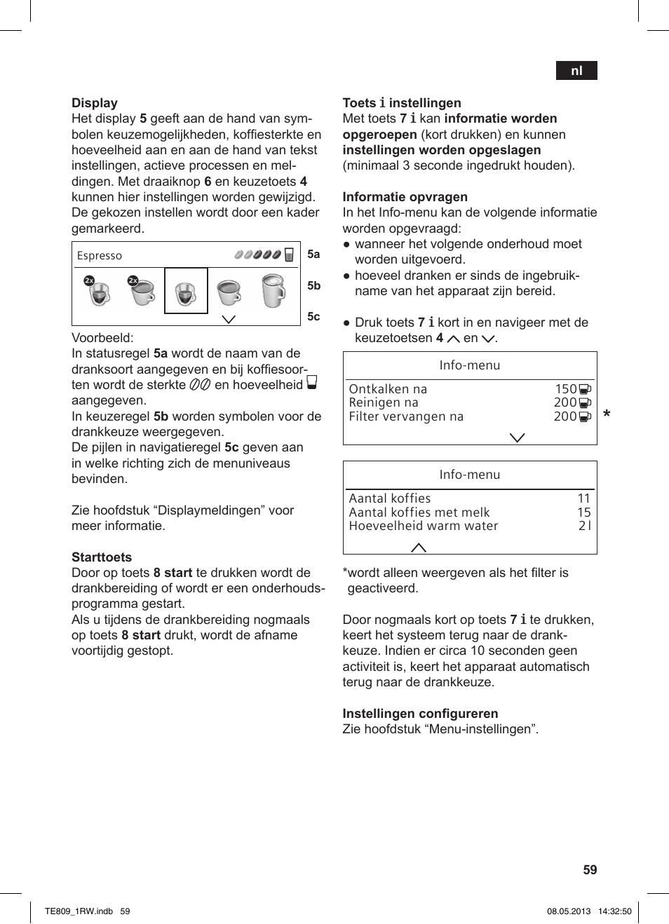 Siemens TE809201RW User Manual | Page 63 / 172