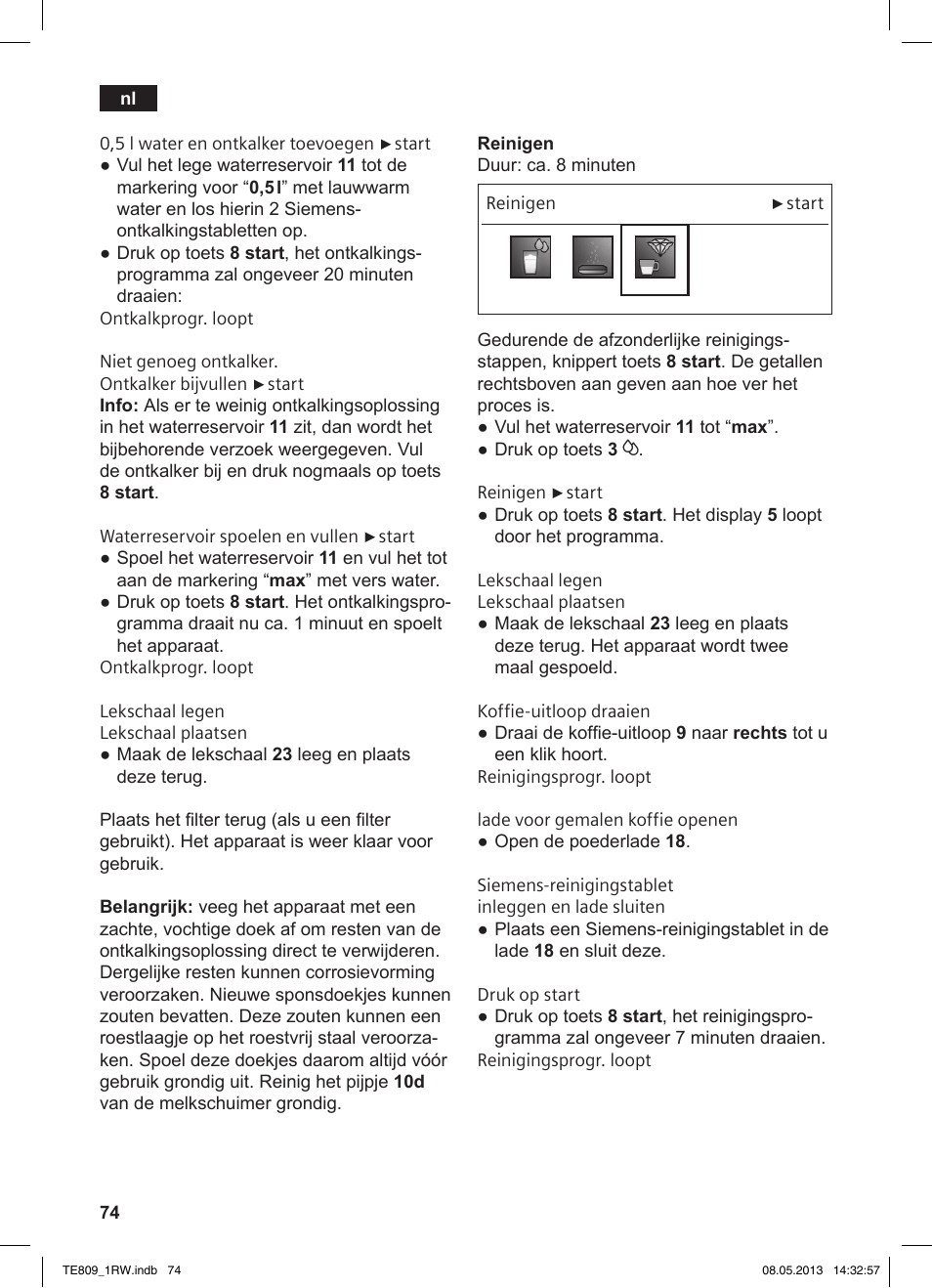 Siemens TE809201RW User Manual | Page 78 / 172