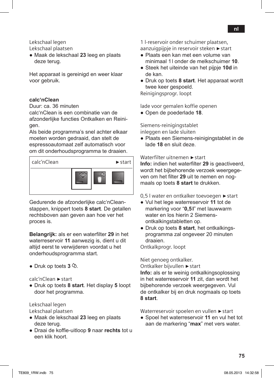 Siemens TE809201RW User Manual | Page 79 / 172