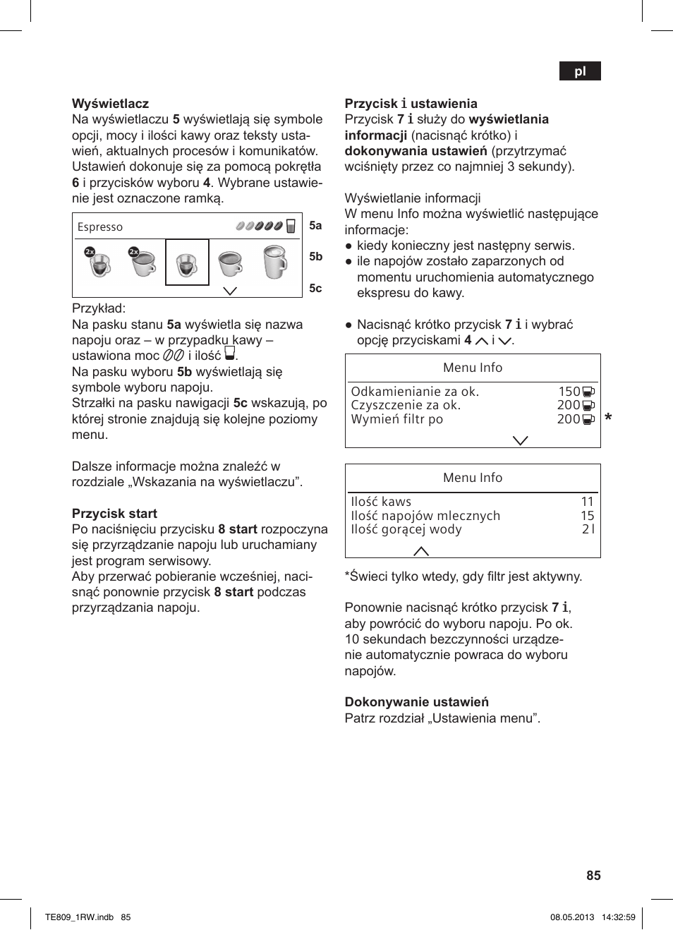 Siemens TE809201RW User Manual | Page 89 / 172