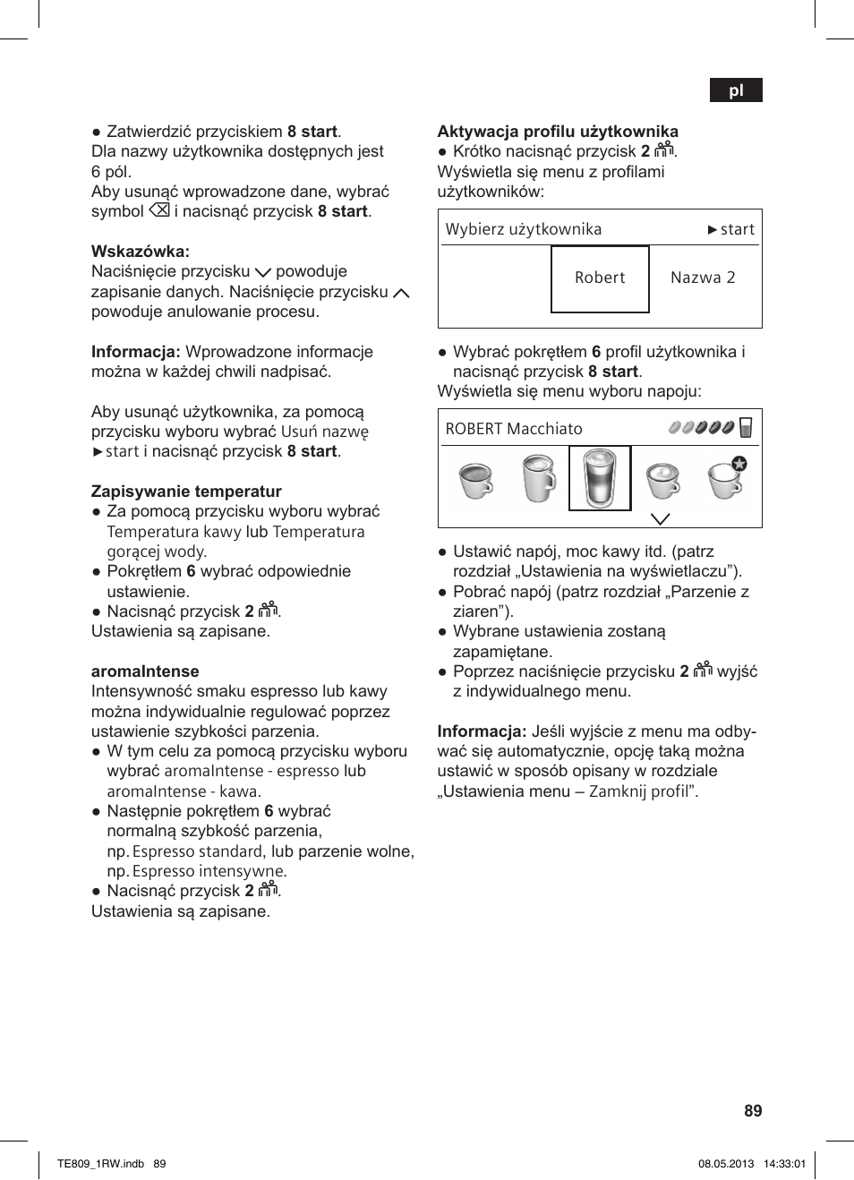 Siemens TE809201RW User Manual | Page 93 / 172