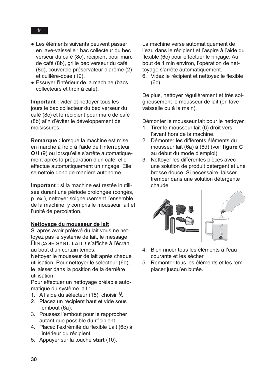 Rinçage syst. lait | Siemens TE506209RW User Manual | Page 34 / 124