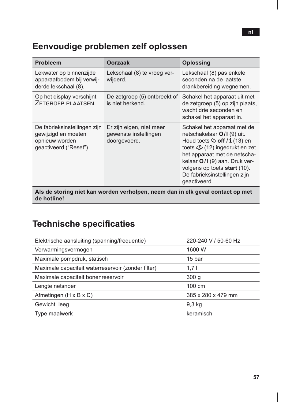 Zetgroep plaatsen | Siemens TE506209RW User Manual | Page 61 / 124