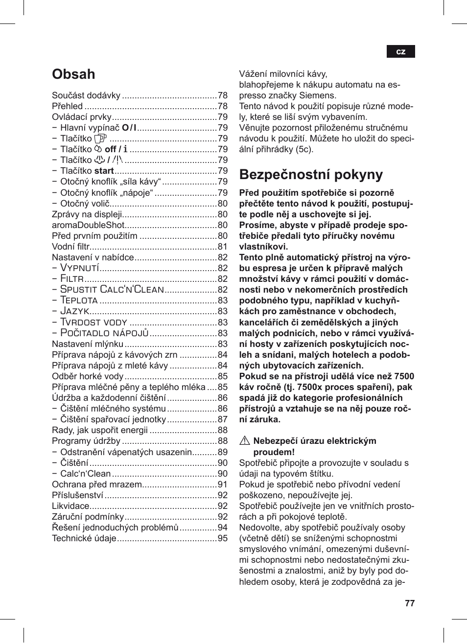 Siemens TE506209RW User Manual | Page 81 / 124