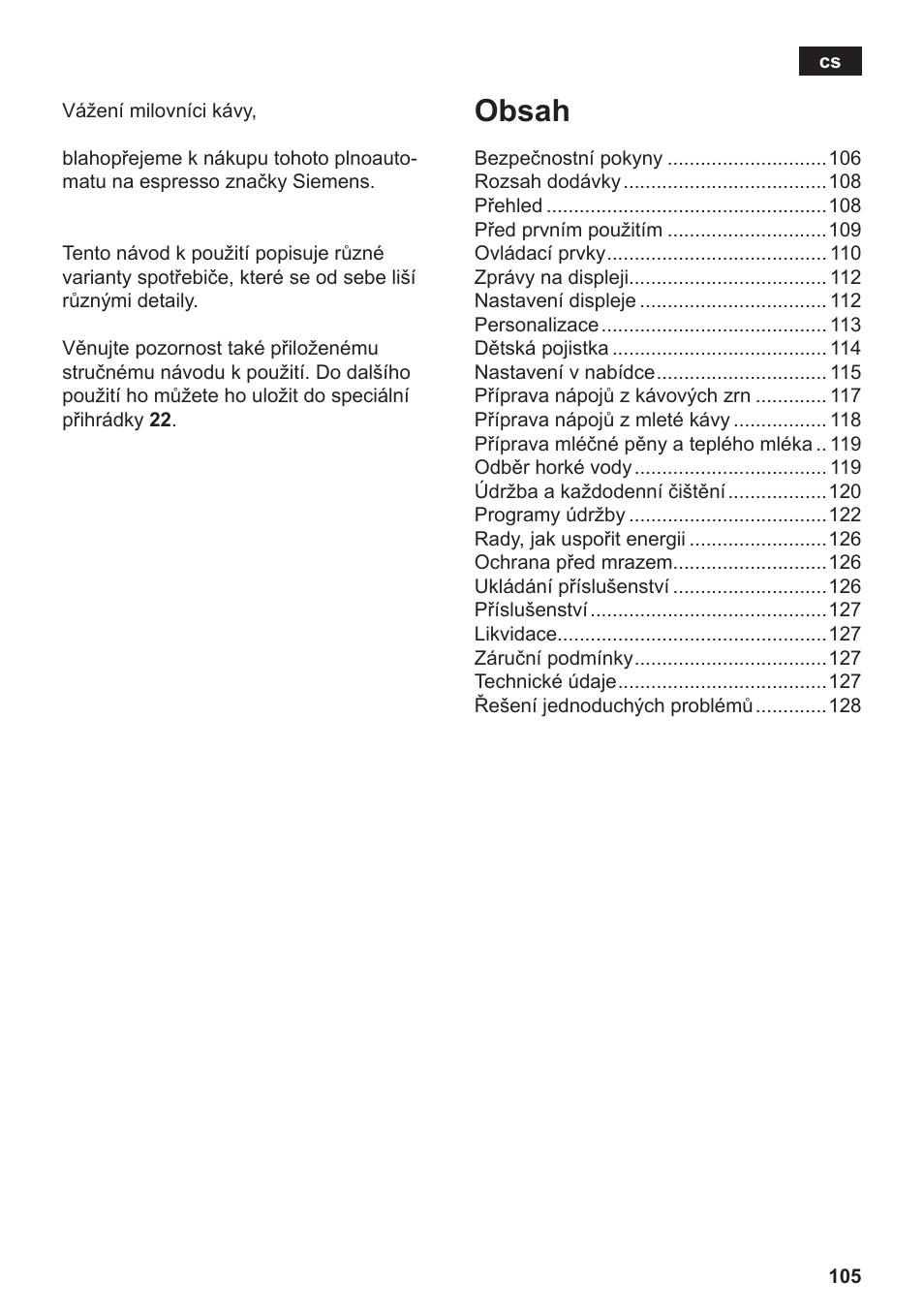 Siemens TE803209RW User Manual | Page 109 / 168