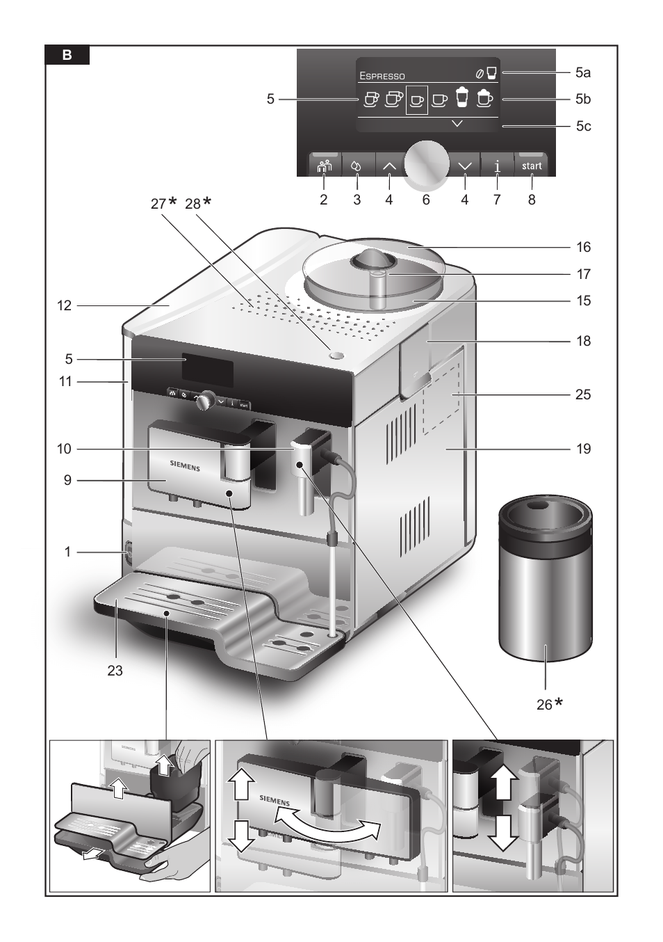 Siemens TE803209RW User Manual | Page 3 / 168