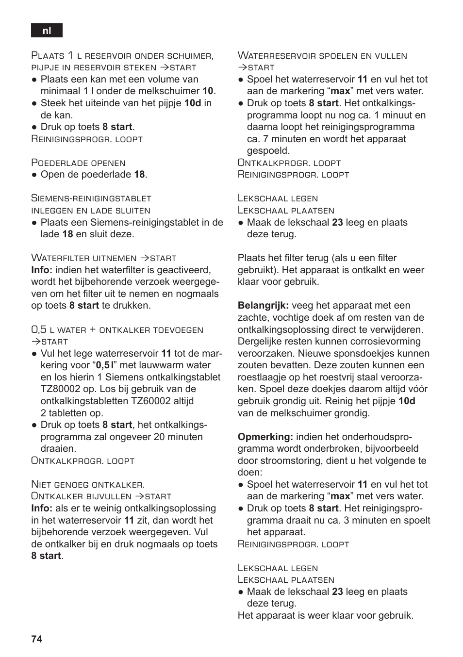 Siemens TE803209RW User Manual | Page 78 / 168