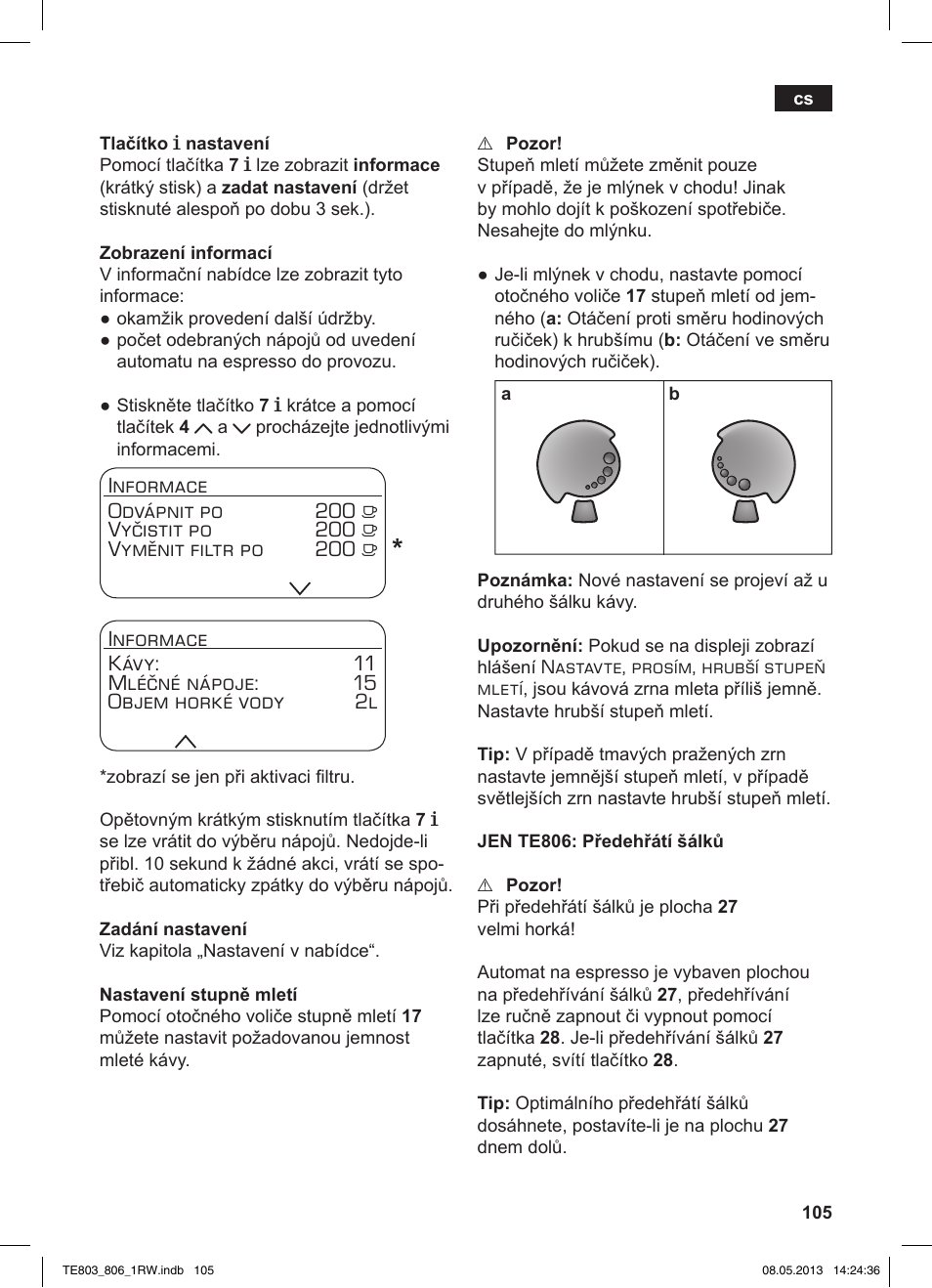 Siemens TE803209RW User Manual | Page 109 / 160