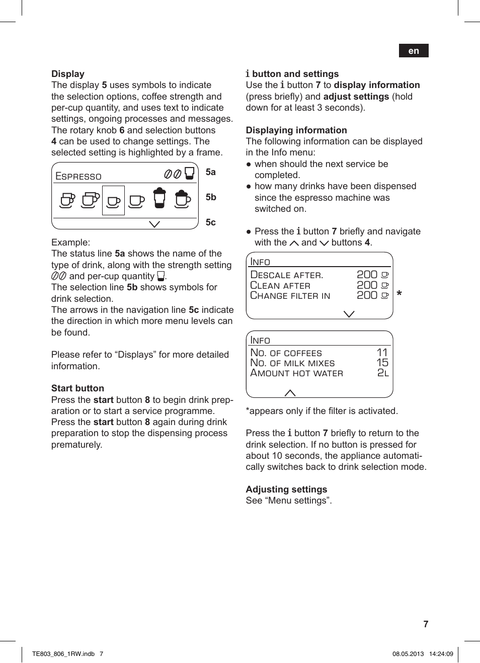 Siemens TE803209RW User Manual | Page 11 / 160