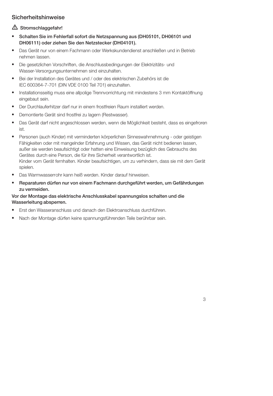 Siemens DH04101 User Manual | Page 3 / 52