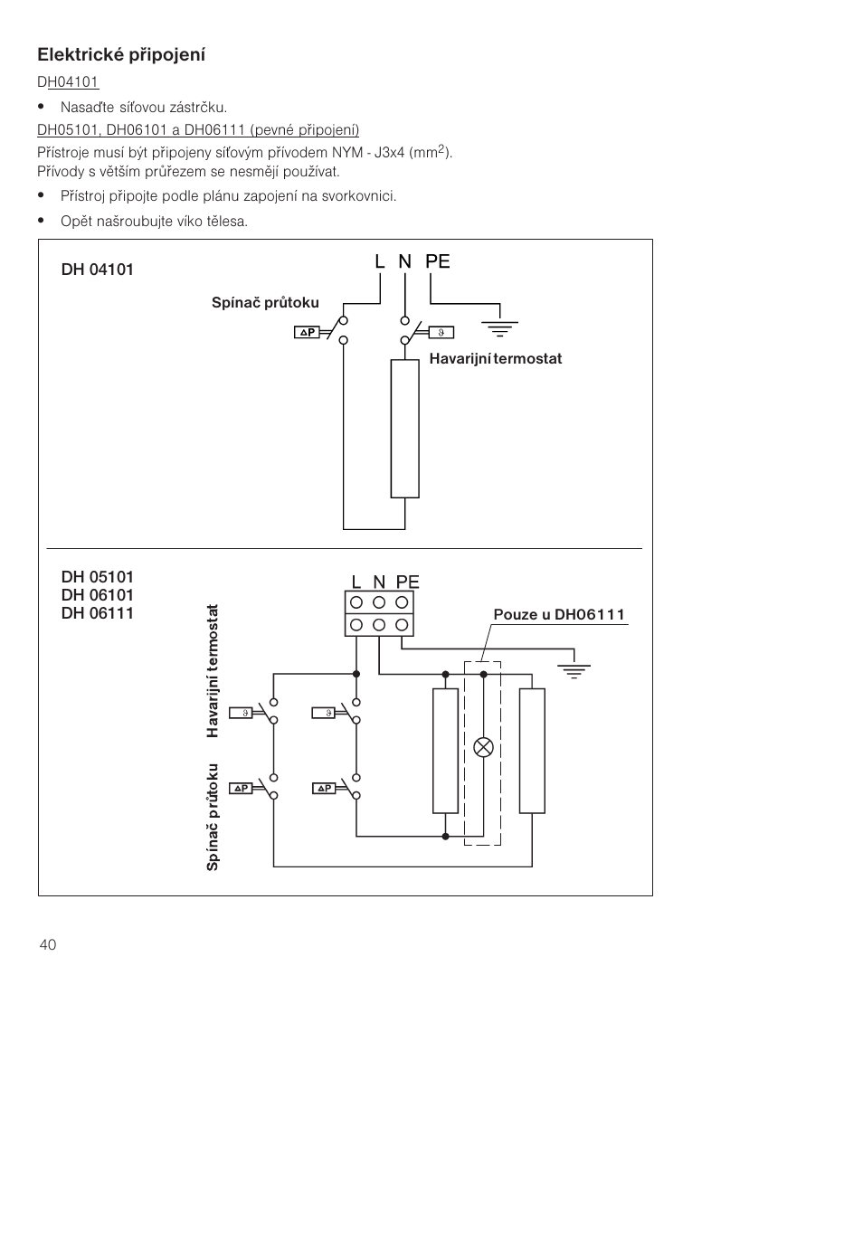 Siemens DH04101 User Manual | Page 40 / 52