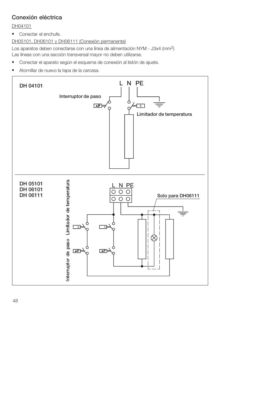 Siemens DH04101 User Manual | Page 48 / 52