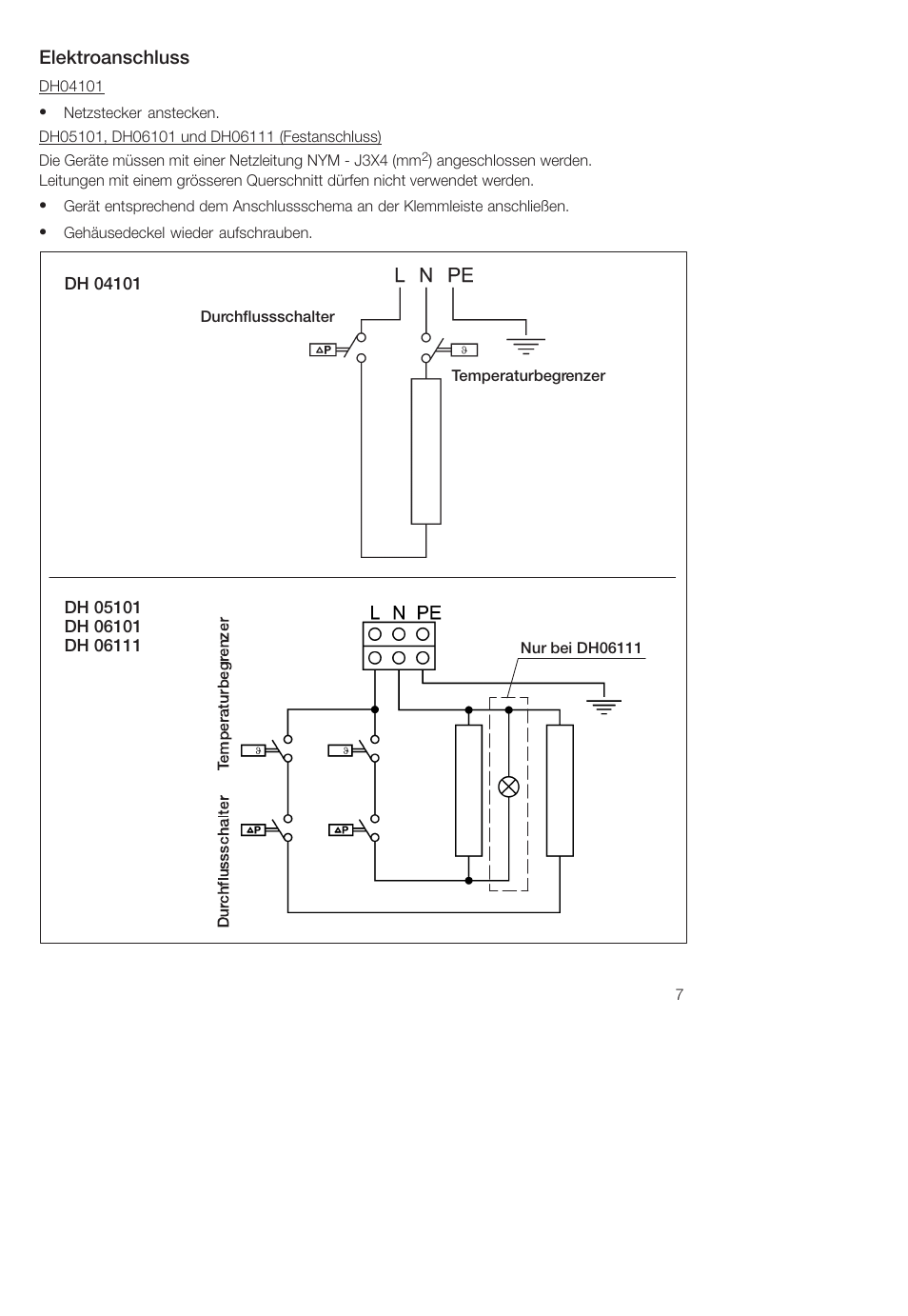 Siemens DH04101 User Manual | Page 7 / 52