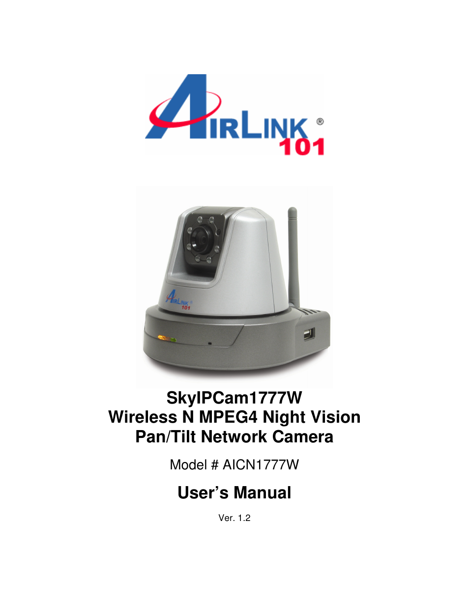 Airlink101 AICN1777W User Manual | 82 pages