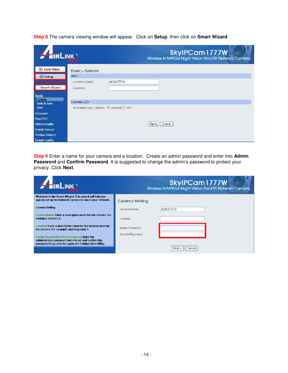 Airlink101 AICN1777W User Manual | Page 15 / 82