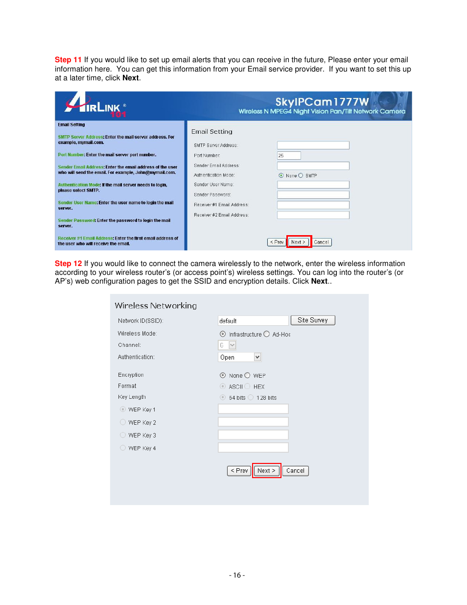 Airlink101 AICN1777W User Manual | Page 17 / 82