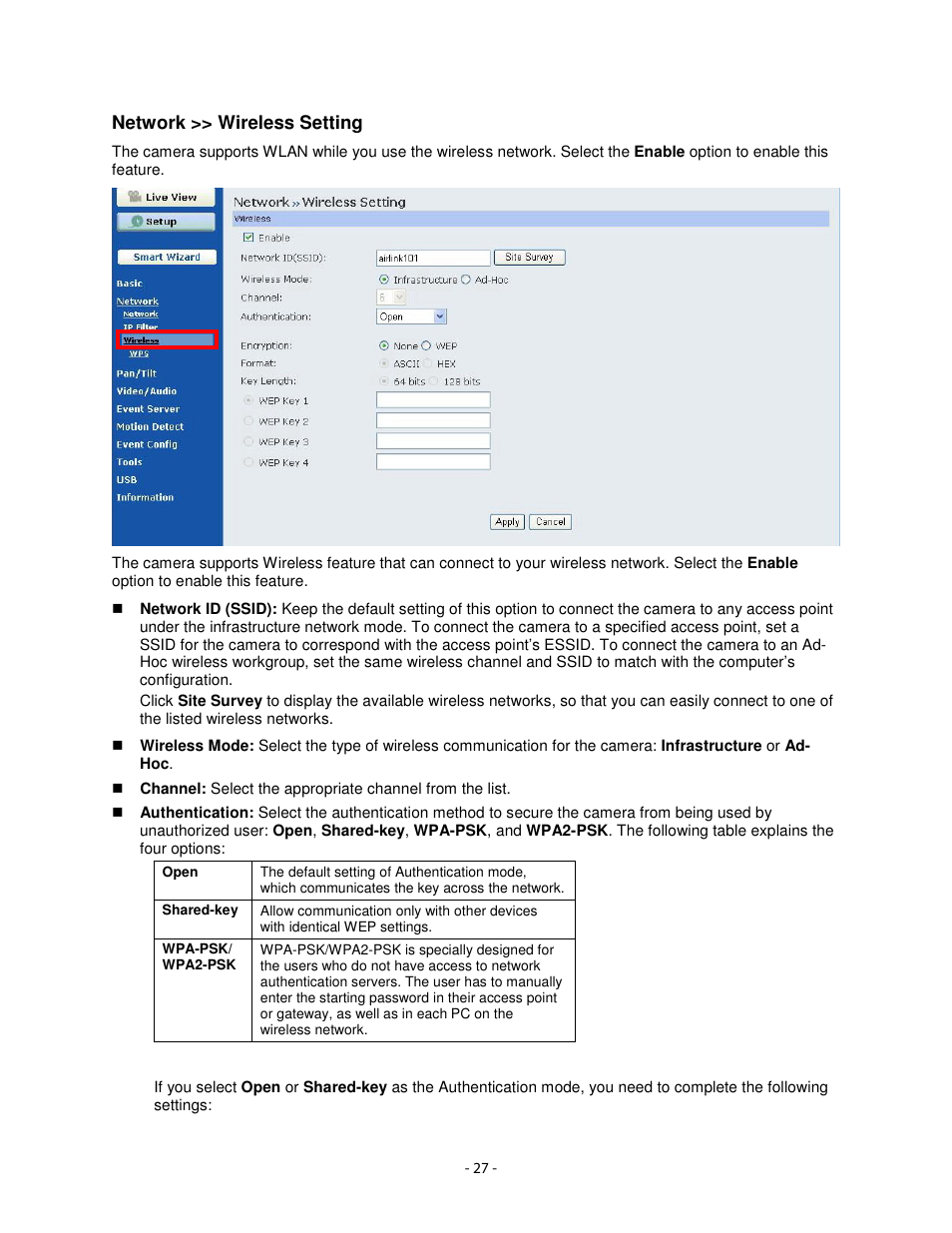Airlink101 AICN1777W User Manual | Page 28 / 82