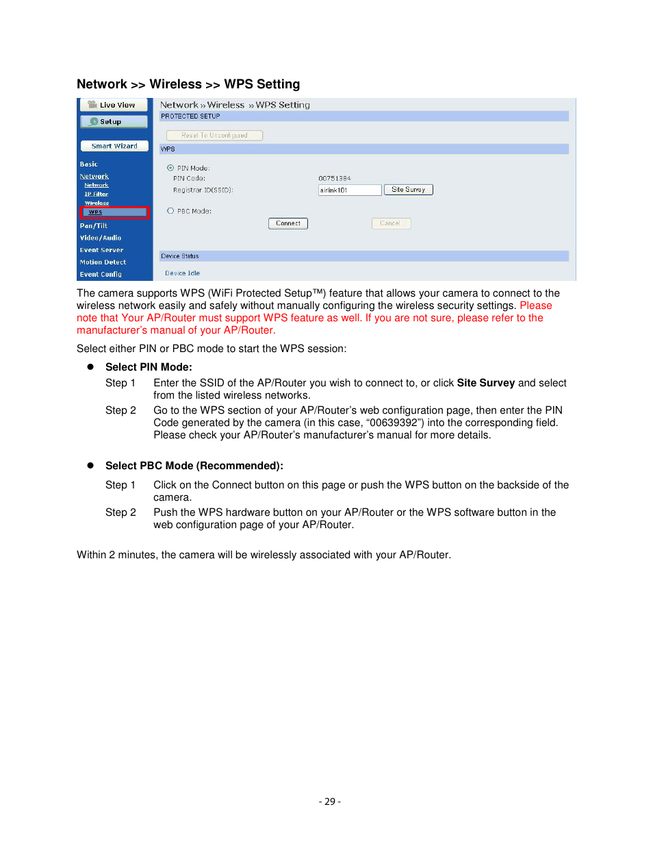 Airlink101 AICN1777W User Manual | Page 30 / 82