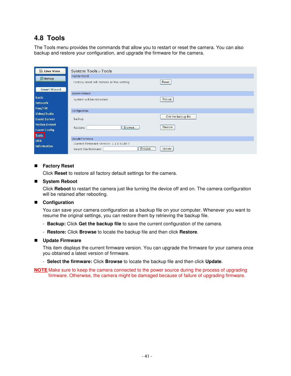 8 tools | Airlink101 AICN1777W User Manual | Page 42 / 82