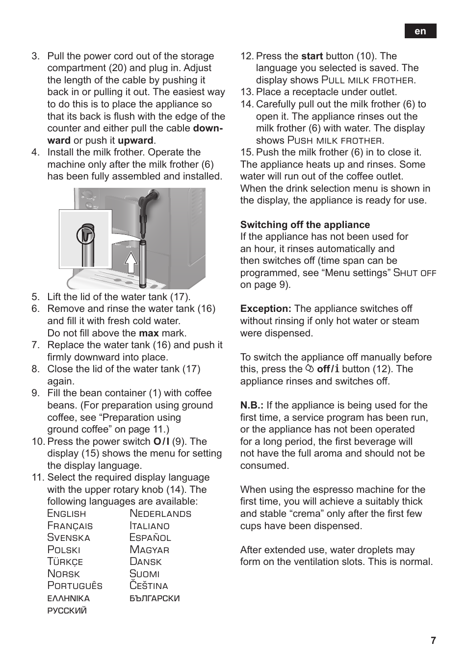 Siemens TE502206RW User Manual | Page 11 / 138