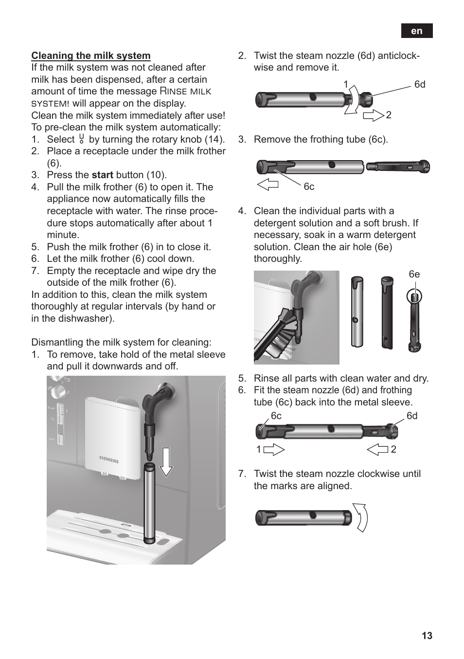 Siemens TE502206RW User Manual | Page 17 / 138