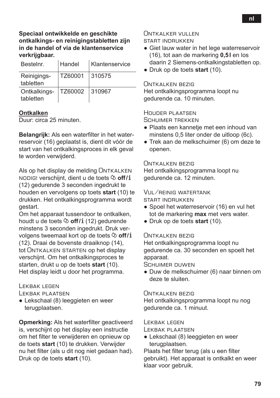 Siemens TE502206RW User Manual | Page 83 / 138