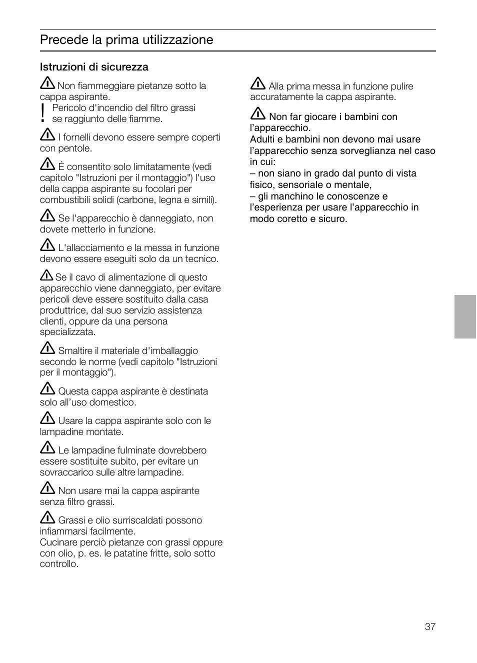 Siemens LF457CA60 User Manual | Page 37 / 108