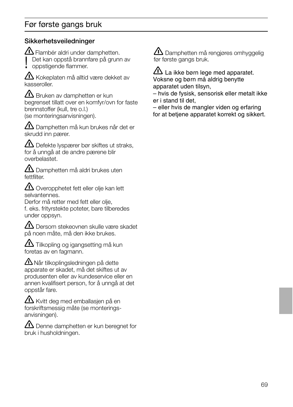 Siemens LF457CA60 User Manual | Page 69 / 108