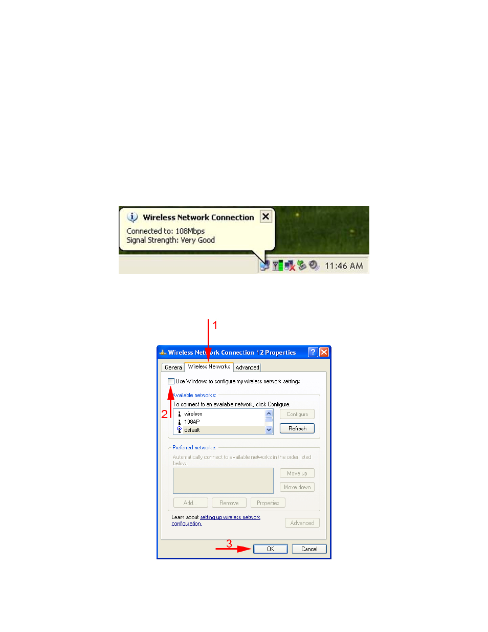 Configure the wireless pci adapter | Airlink101 MIMO XRTM 802.11g PCI Adapter AWLH5026 User Manual | Page 10 / 29