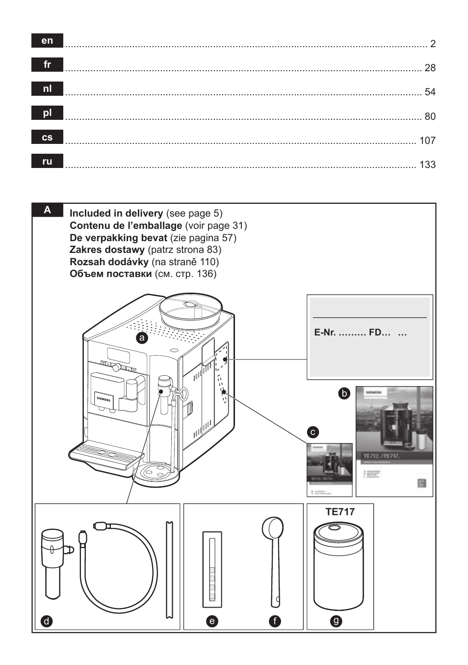 Siemens TE717209RW User Manual | Page 2 / 172