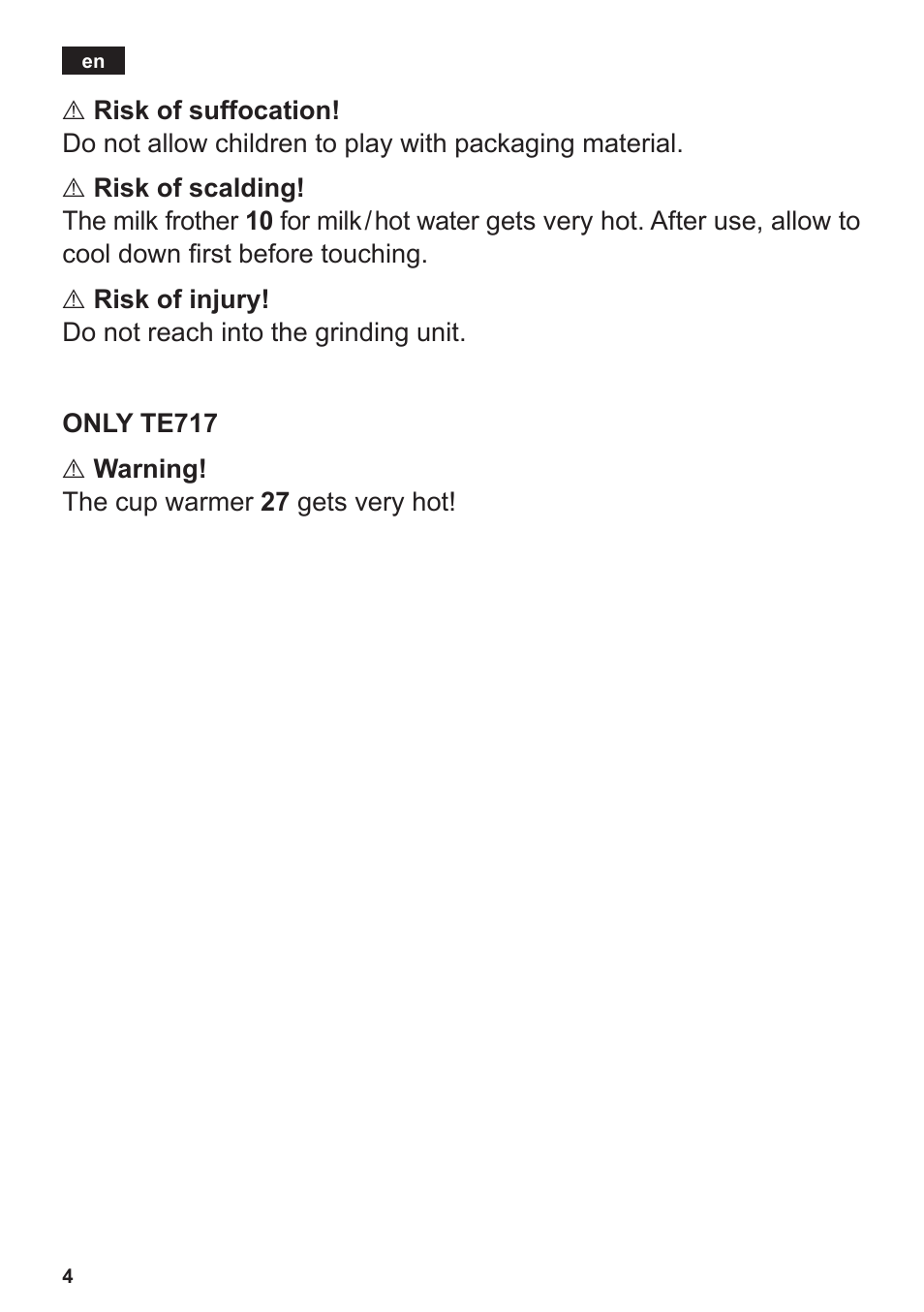 Siemens TE717209RW User Manual | Page 8 / 172