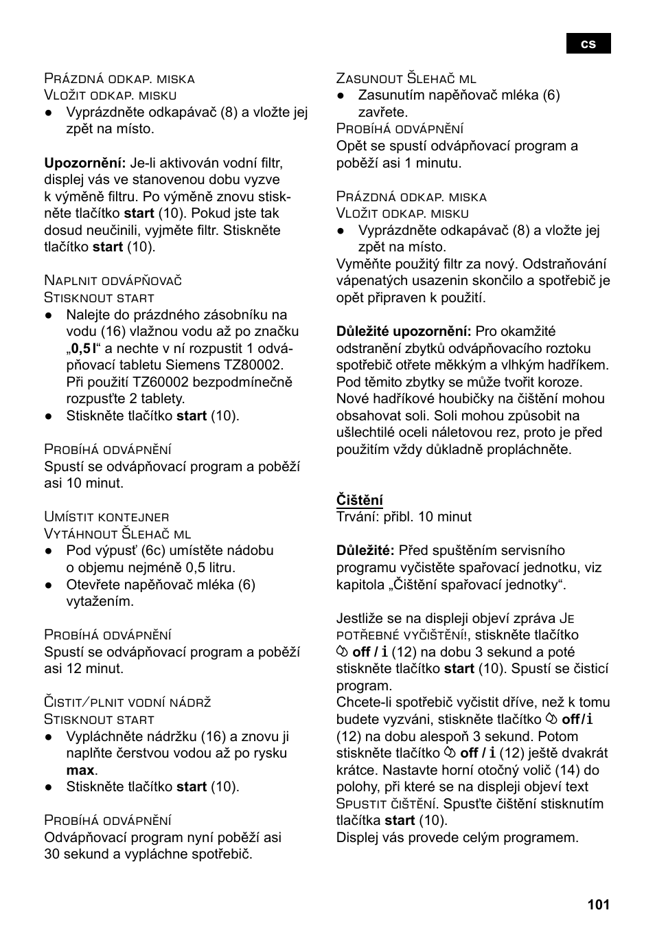 Siemens TE503209RW User Manual | Page 105 / 138
