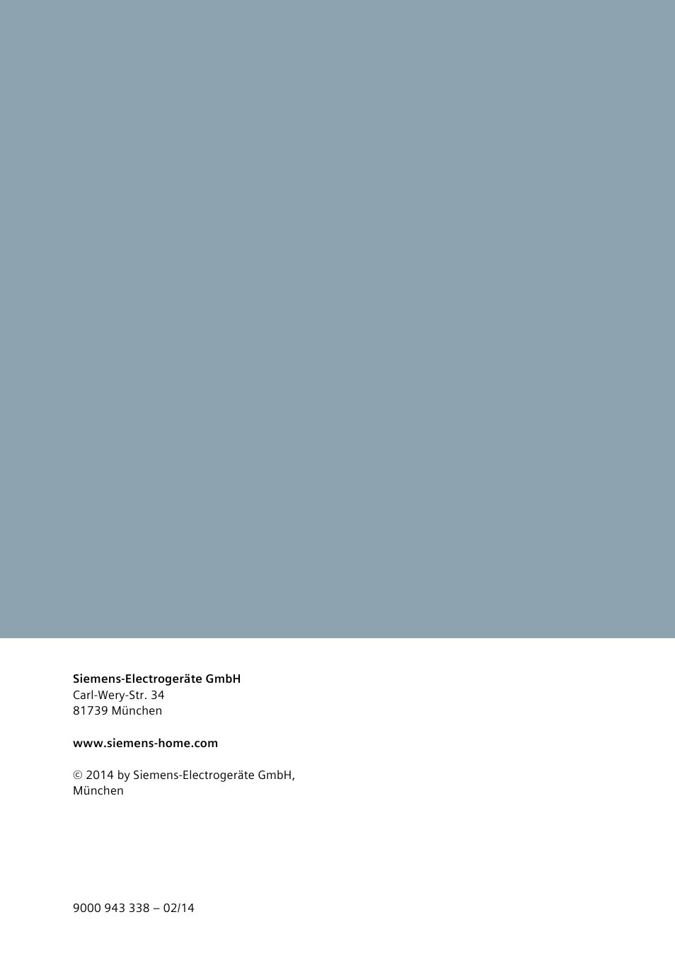 Siemens TE503209RW User Manual | Page 138 / 138