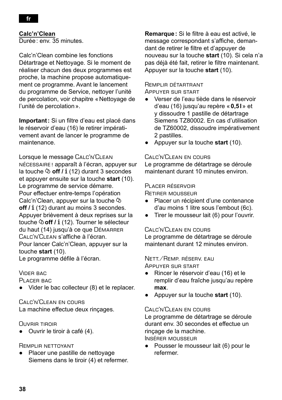 Siemens TE503209RW User Manual | Page 42 / 138