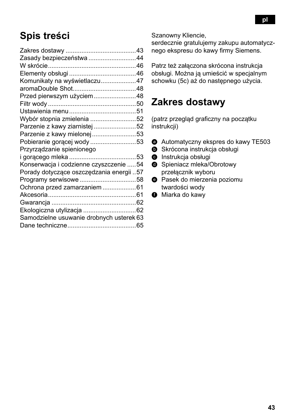 Siemens TE503209RW User Manual | Page 47 / 138