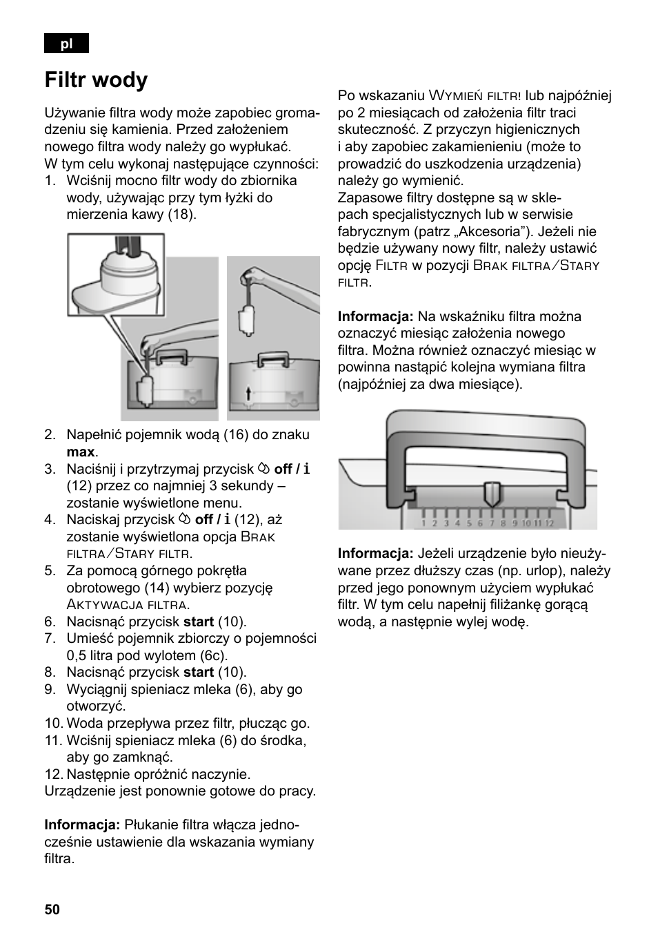 Filtr wody | Siemens TE503209RW User Manual | Page 54 / 138