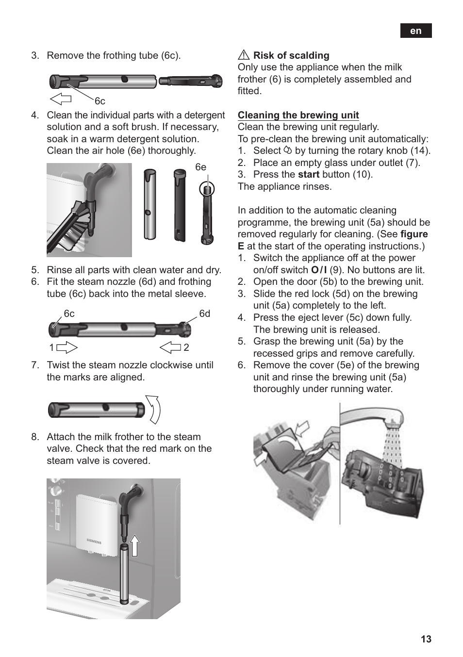 Siemens TE502206RW User Manual | Page 17 / 134