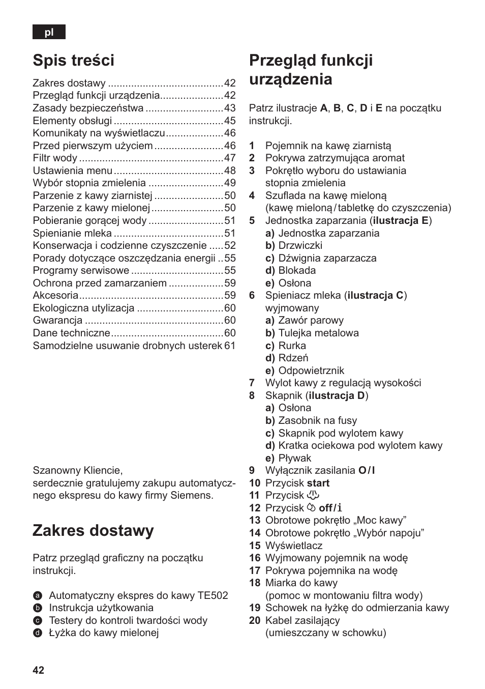 Siemens TE502206RW User Manual | Page 46 / 134