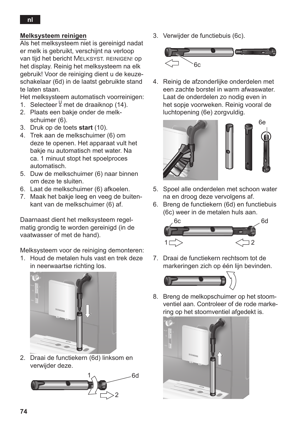 Siemens TE502206RW User Manual | Page 78 / 134