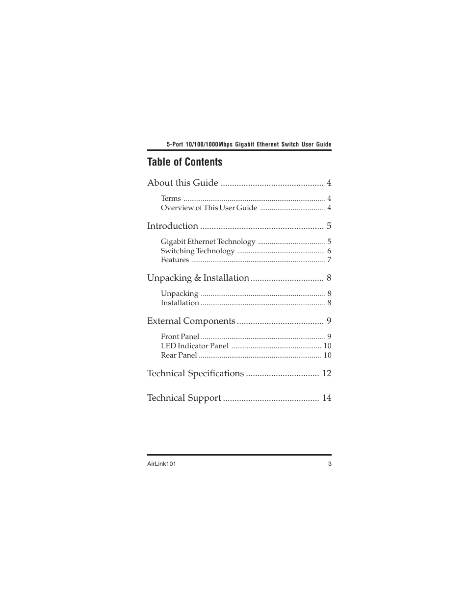 Airlink101 AGIGA5SW User Manual | Page 3 / 16