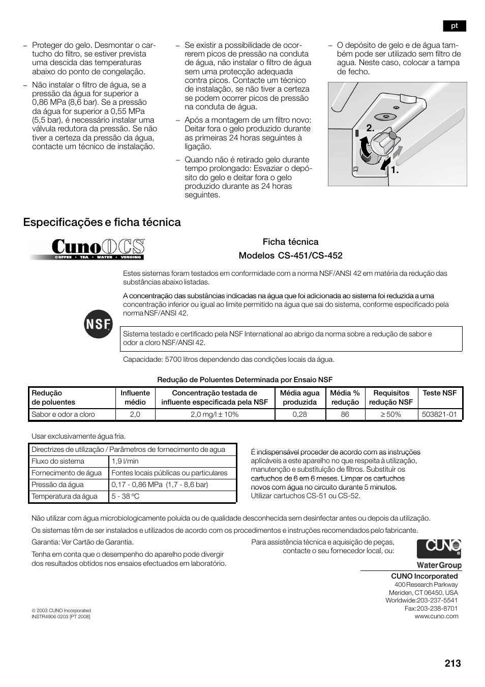 Especificações e ficha técnica | Siemens KA58NA45 User Manual | Page 213 / 263