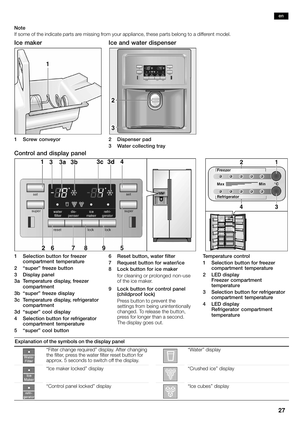 Siemens KA58NA45 User Manual | Page 27 / 263